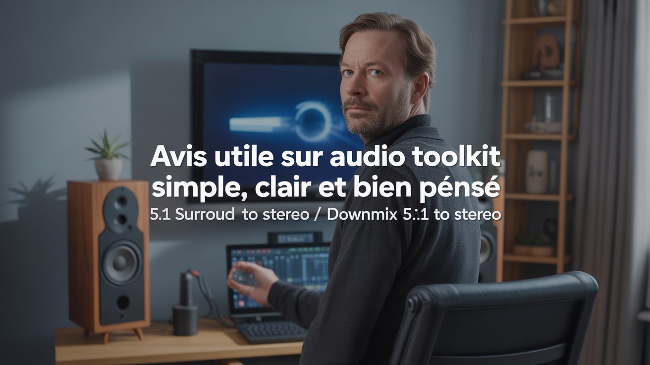 avis utile sur audio toolkit simple clair et bien pense