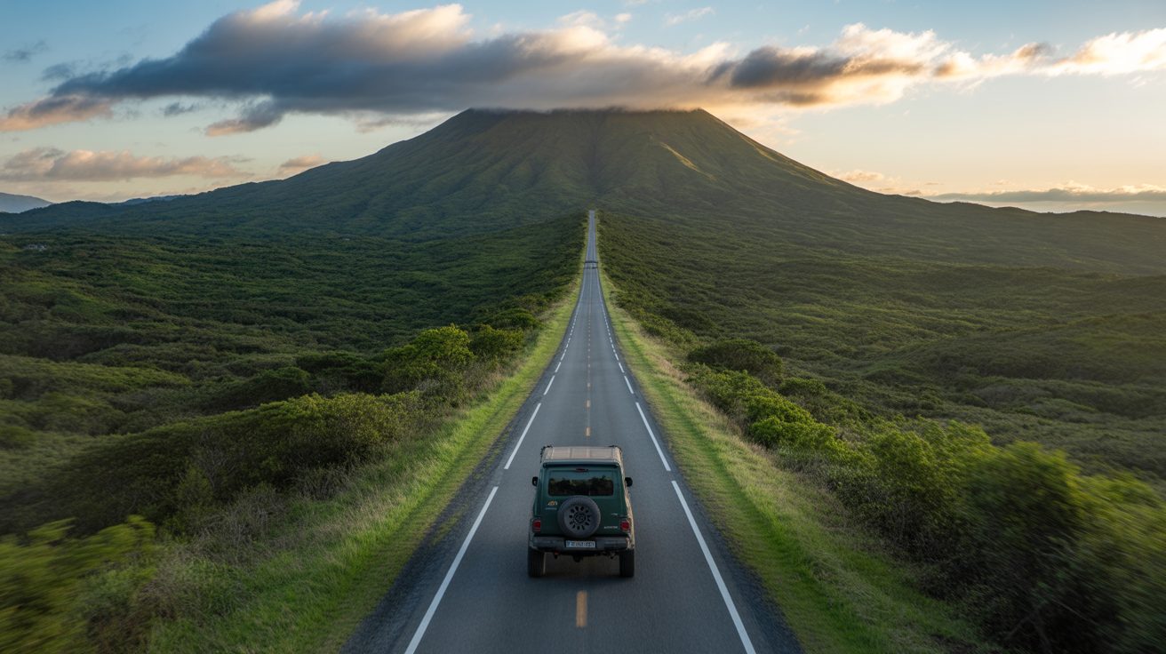 cap sur monteverde par une route qui change deja l ambiance