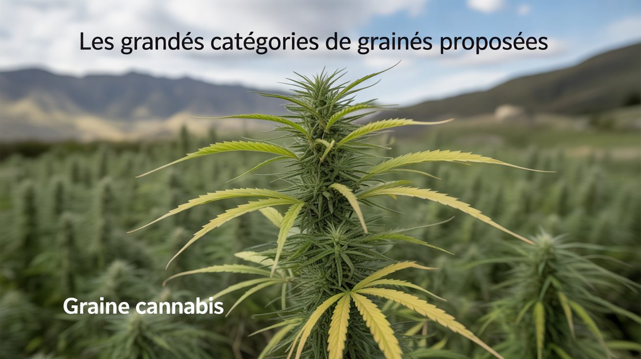 les grandes categories de graines proposees